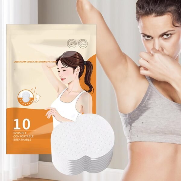 Garde de Sueur sous Les Bras - Barrières d'humidité des bâtons Doux, Fines plaques de contrôle des odeurs Invisibles, Bandes Douces adaptées à la Peau | Essentiels d'hygiène personnelle pour Le – Image 4