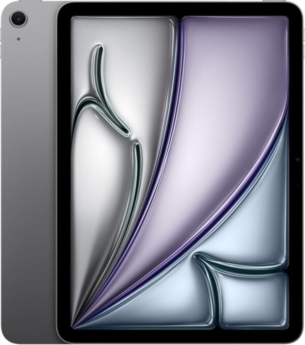 Apple iPad Air 11 Pouces avec Puce M3 : Apple Intelligence, écran Liquid Retina, 128 Go, caméras Avant/arrière 12 Mpx, Wi-FI 6E, Touch ID, autonomie d’Une journée – Gris sidéral