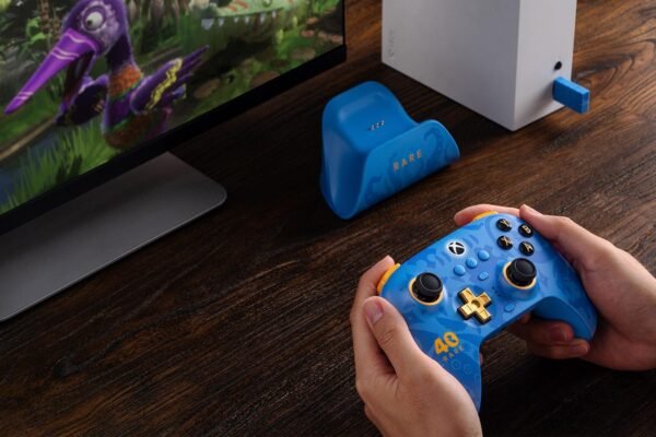 8BitDo Ultimate 3-mode Wireless Controller for Xbox, Hall Effect Joysticks, Pro Back Buttons, Compatibility with Xbox Series X|S & Xbox One, Apple, Windows PC & Android - Rare 40th Anniversary Edition – Image 8