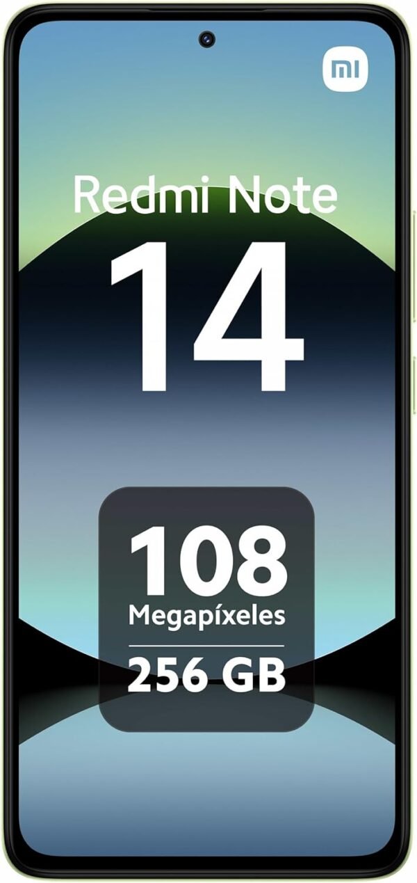 Xiaomi Redmi Note 14 Smartphone, 8+256Go, Vert, Système de caméra AI 108MP, Batterie de 5500mAh, Affichage de Soins oculaires 120 Hz, fonctionnalités AI (Pas de Chargeur Inclus) – Image 3