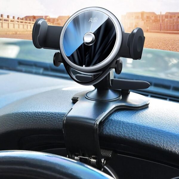 Générique Porte-Téléphone pour Tableau De Bord - Support de Téléphone Portable,Support Pliable Rotatif 360 Degrés pour Hommes et Femmes Voyage Sécurité Routière Véhicule Auto Camion – Image 3