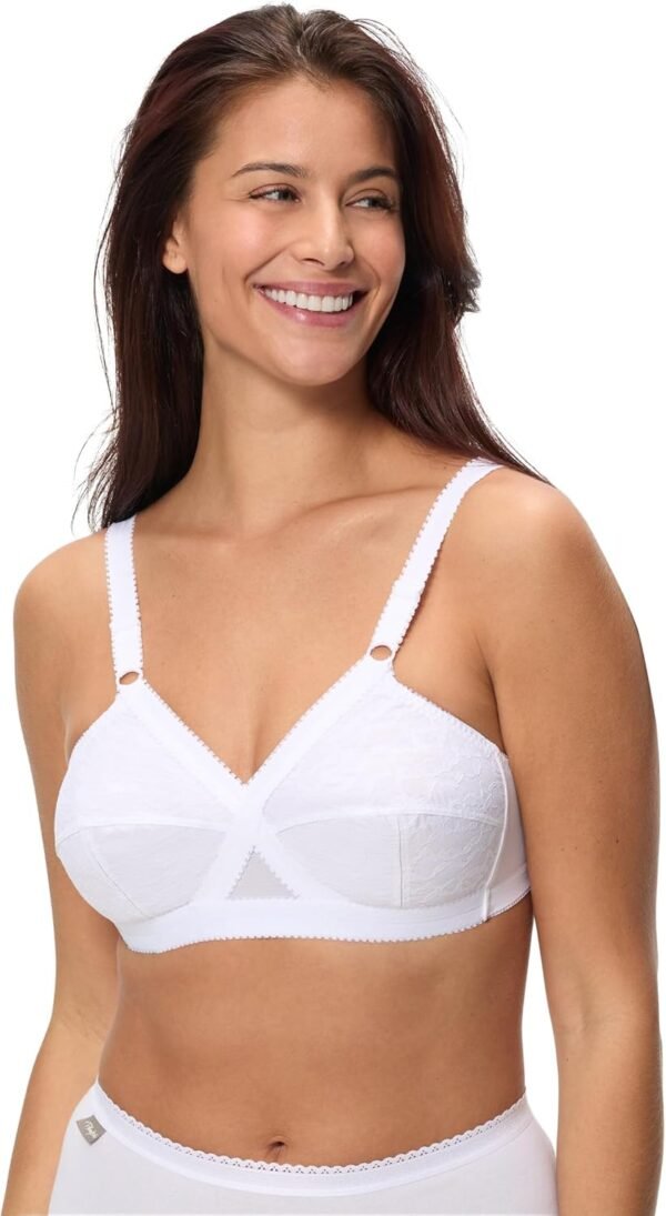 Playtex Soutien-Gorge Sans Armatures Cœur Croisé Classique Femme x1