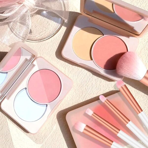 12PCS Pinceaux Maquillages Rose Professionnel Synthétiques Haut avec Sac De Rangement, RISVOWO Trousse Pinceaux Maquillage pour Fond De Teint Mélange Poudre Blush L'anti-cernes Fard à Paupières – Image 5