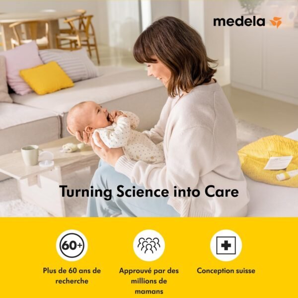 Medela Mains libres, soutien-gorge d'extraction Easy Expression avec matériau adaptatif stretch pour un ajustement parfait – Image 10