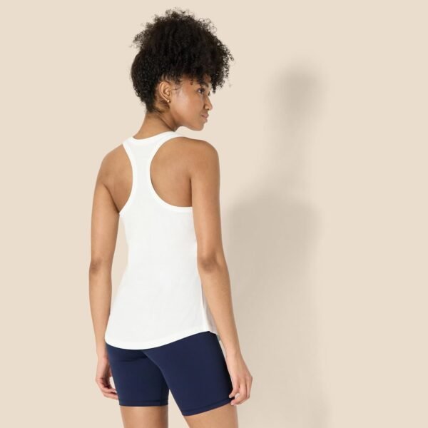 Amazon Essentials Débardeur de Yoga Léger à Encolure Dégagée et Dos Nageur, en Coton Doux Adapté aux Activités Physiques, Coupe Décontractée Femme – Image 3