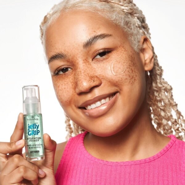essence Jelly Grip - Hydratant - Vert - Lissage - Pour peau sèche - Végétalien - Sans parabène - Sans nanoparticules - Sans gluten - 29 ml – Image 4