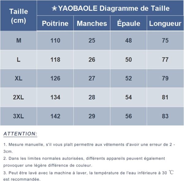 YAOBAOLE Chemise Lin Homme Manche Courte Boutons Col Mao Casual Chemise Été Leger Plage Classique Traditionnelle Unicolore – Image 7