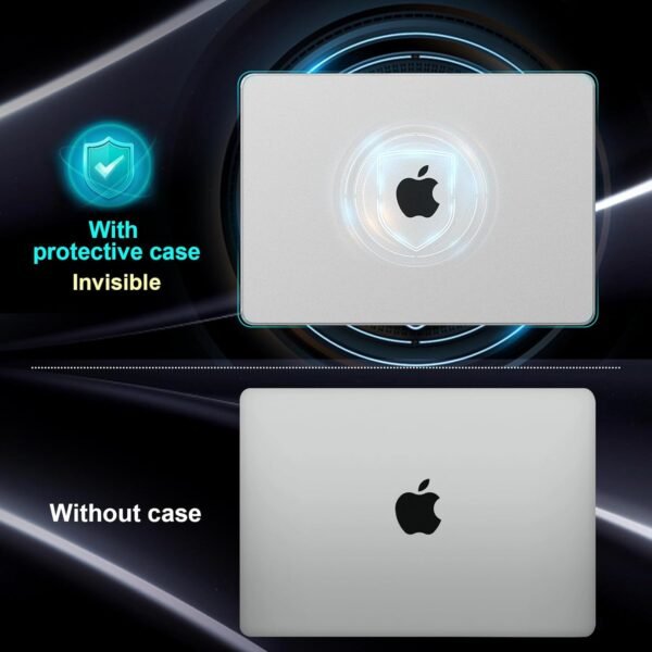 EooCoo Coque Compatible avec MacBook Air 13,6 Pouces M4 M3 M2 2025 2024 2022: Liquid Retina 13,6" A3240 A3113 A2681 [Identique au Mac Nu] Moins de Traces de Doigts, Étui Rigide - Mat Translucide – Image 2