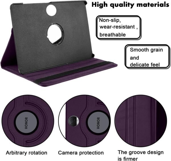 SWEIMEN Étui Rotatif pour Lenovo Tab M11 (11 Pouce) Tablette Housse de Protection avec Réveil Automatique Rotation Coque – Image 3