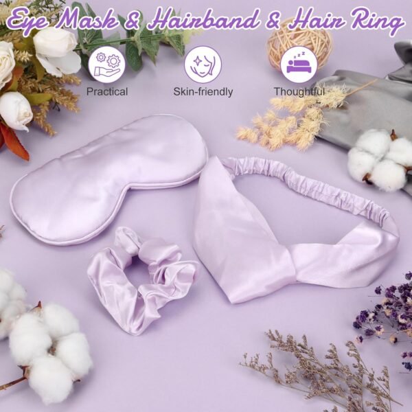 Cadeaux pour femme - Lot de 11 kits de soins personnels avec verres à vin, bombe de bain, sels de bain, savon, carte de vœux, patch – Image 5