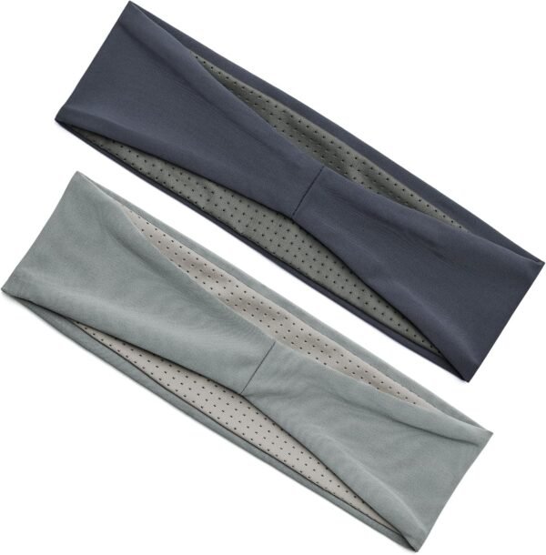 Bandeau Sport pour Femmes et Hommes, Sweatband Doux et Élastique, Antidérapant pour Course, Salle de Sport, Yoga, Vélo, Basket – Image 6