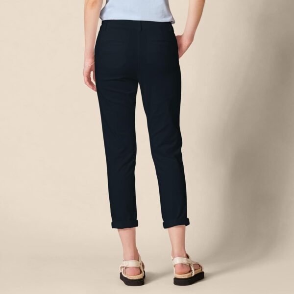 Amazon Essentials Pantalon Chino Habillé, Taille Mi-Haute, Coupe Ajustée et Extensible, Jambes Fuselées (Disponible en Grandes Tailles) Femme – Image 3