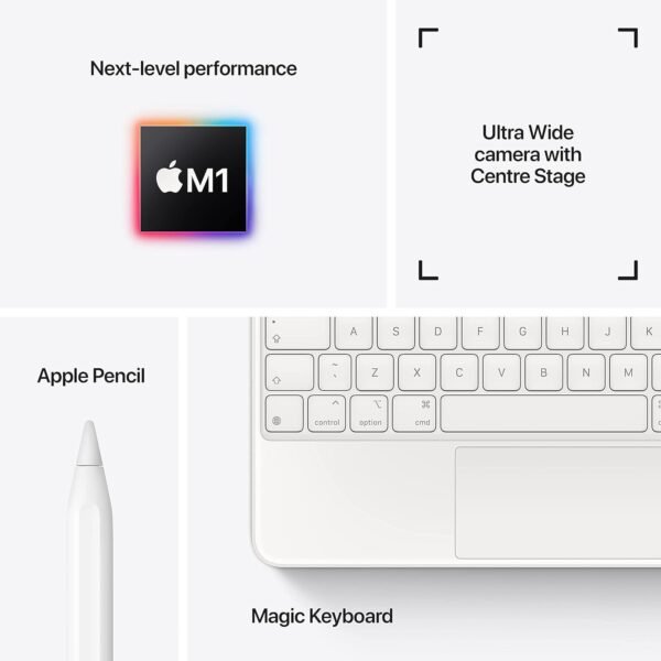 2021 Apple iPad Pro (11-pouces, Wi-Fi, 128 Go) Argent (Reconditionné) – Image 5
