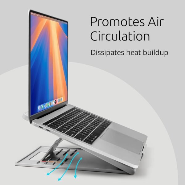 Kensington Rehausseur - Easy Riser Small 2.0 avec SmartFit, Ergonomique et Refroidissant, Pour Ordinateurs Portables, Tablettes, Ultrabooks, ChromeBooks et SurfaceBooks jusqu'à 14" (K50421EU) – Image 5