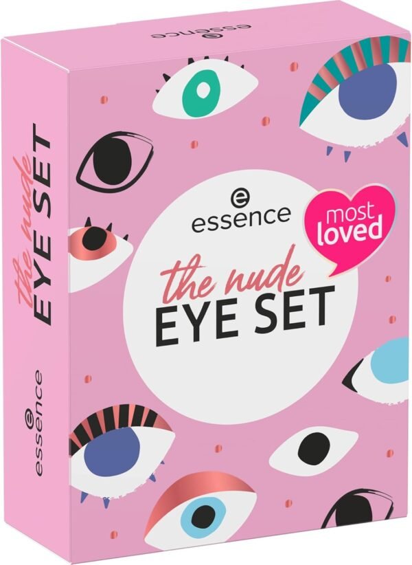 essence cosmetics The Nude Eye Coffret cadeau de maquillage pour femme sans particules de microplastique, sans alcool, 1 paquet (3 pièces) – Image 2