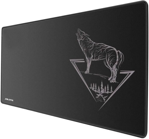 JIALONG Tapis de Souris Gaming Mousepad XXL Grand sous Main Bureau 900x400mm Mouse Pad avec Une Surface en Tissu Lisse, Une précision et Une Vitesse améliorées, conçu pour Le Joueur