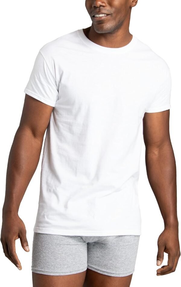 Fruit of the Loom Shirt Stay Tucked Crew pour Homme (Lot de 6) – Image 2