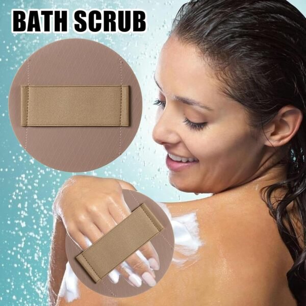 Jubilofex Gant exfoliant en silicone pour corps, nettoyant exfoliant pour hygiène personnelle | exfoliant réutilisable pour nettoyage en profondeur avec éponge lavable pour homme femme visage pieds – Image 9