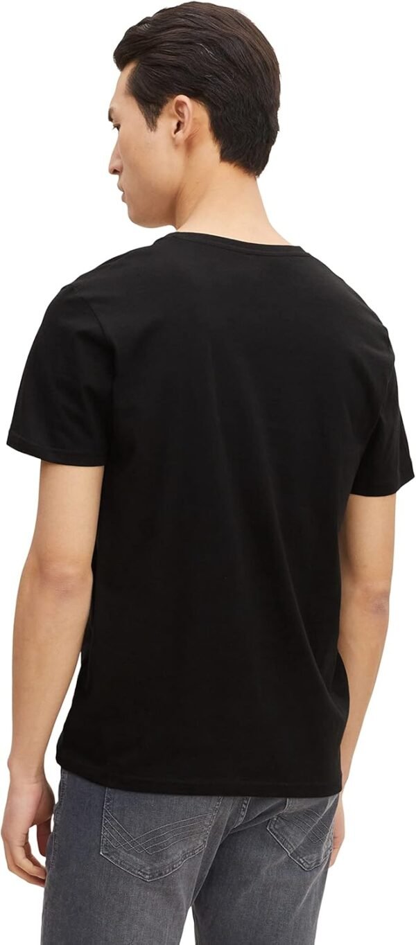 TOM TAILOR Hommes Lot de 2 t-shirts basiques avec col en V – Image 4