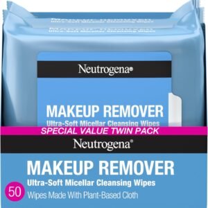 Neutrogena Makeup Remover Cleansing Towelettes, 25 Count (Pack of 2) by Neutrogena