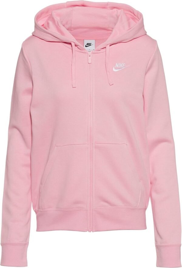 Nike W NSW Club FLC Fz Hoodie STD Sweatshirt Femme