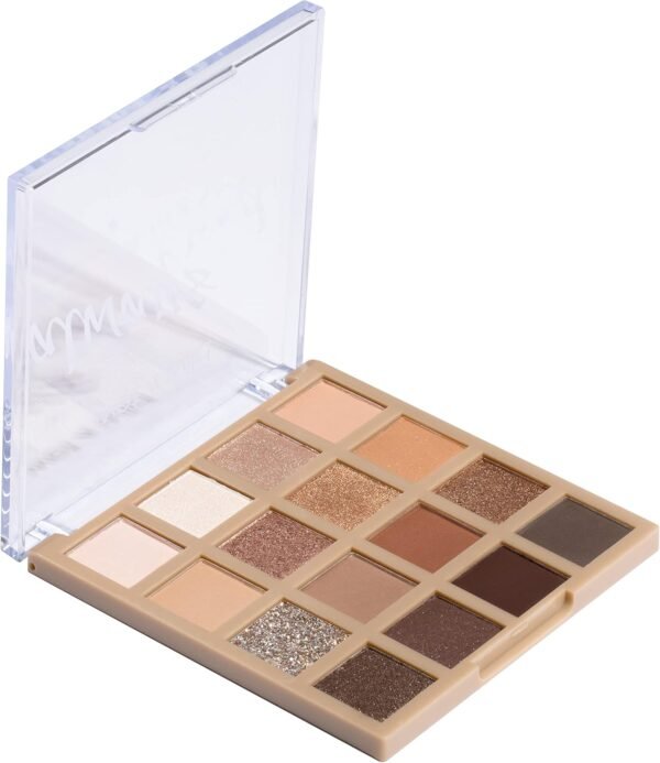 Wet n Wild Always Naked Palette de Fards à Paupières, Ombres à Paupières Neutres et Mélangeables avec Finitions Mates, Pailletées et Scintillantes, avec 16 Teintes Ultra-Pigmentées – Image 3