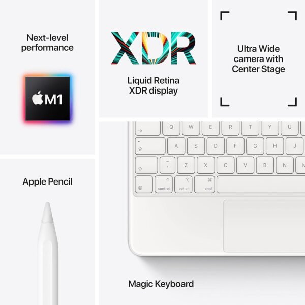 2021 Apple iPad Pro (12,9-Pouces, Wi-Fi, 512Go) - Argent (Reconditionné) – Image 5