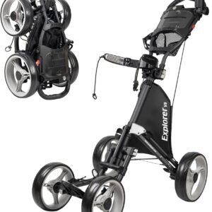 CaddyTek - Chariot de Golf Ultra léger à 4 Roues Explorer V8