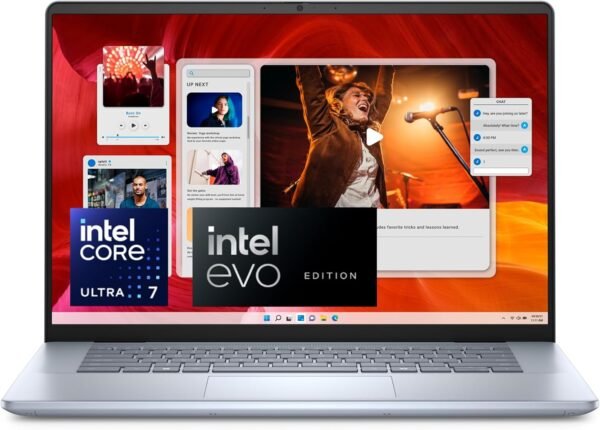 Dell Inspiron 7440 Laptop 14 2.8K Display, Intel Core Ultra 7-155H, 32 GB LPDDR5X RAM, 1 TB SSD, Intel Arc Graphics, Windows 11 Home - Cloud Cover, 2.8K NT+FHD CAM