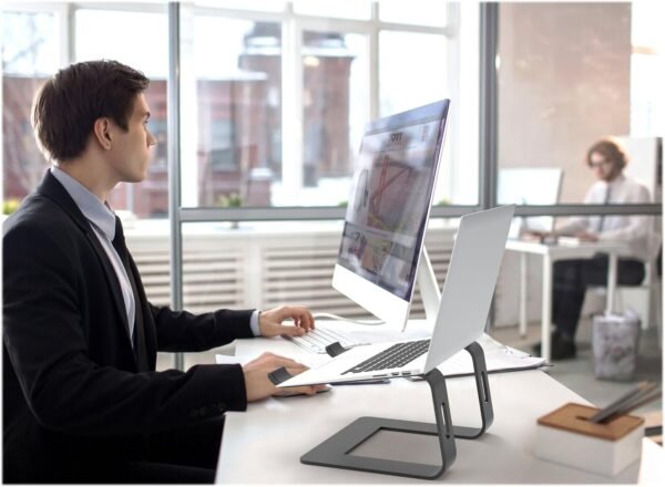 PORT CONNECT Support Ergonomique pour Ordinateur portable 10 à 15.6 pouces – Image 2
