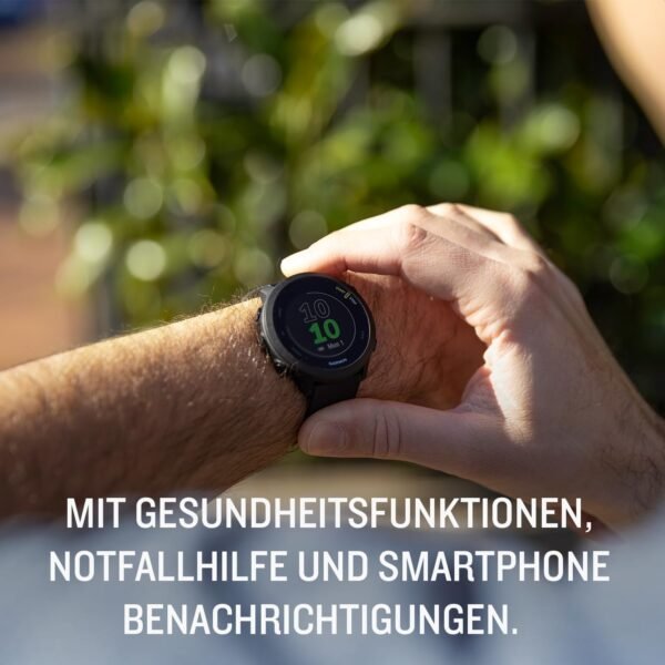 Garmin – Forerunner 55 - Montre GPS multi-activités running avec fonctions d’entrainement Garmin Coach et cardio au poignet – Noire, TU EU – Image 7