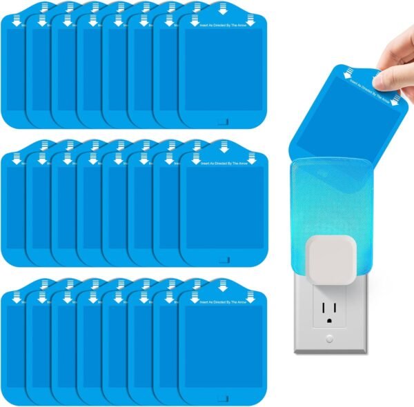 Qualirey Lot de 25 cartouches de rechange pour piège à mouches Raid/STEM/Wondercide - Recharges de colle forte pour pièges à mouches et insectes - Piège à moucherons d'intérieur