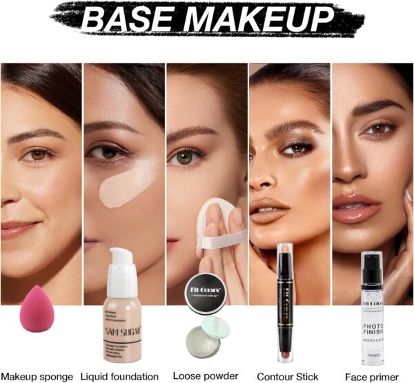 Proamate Kit de maquillage complet pour femmes et filles (Kit A001) – Image 3