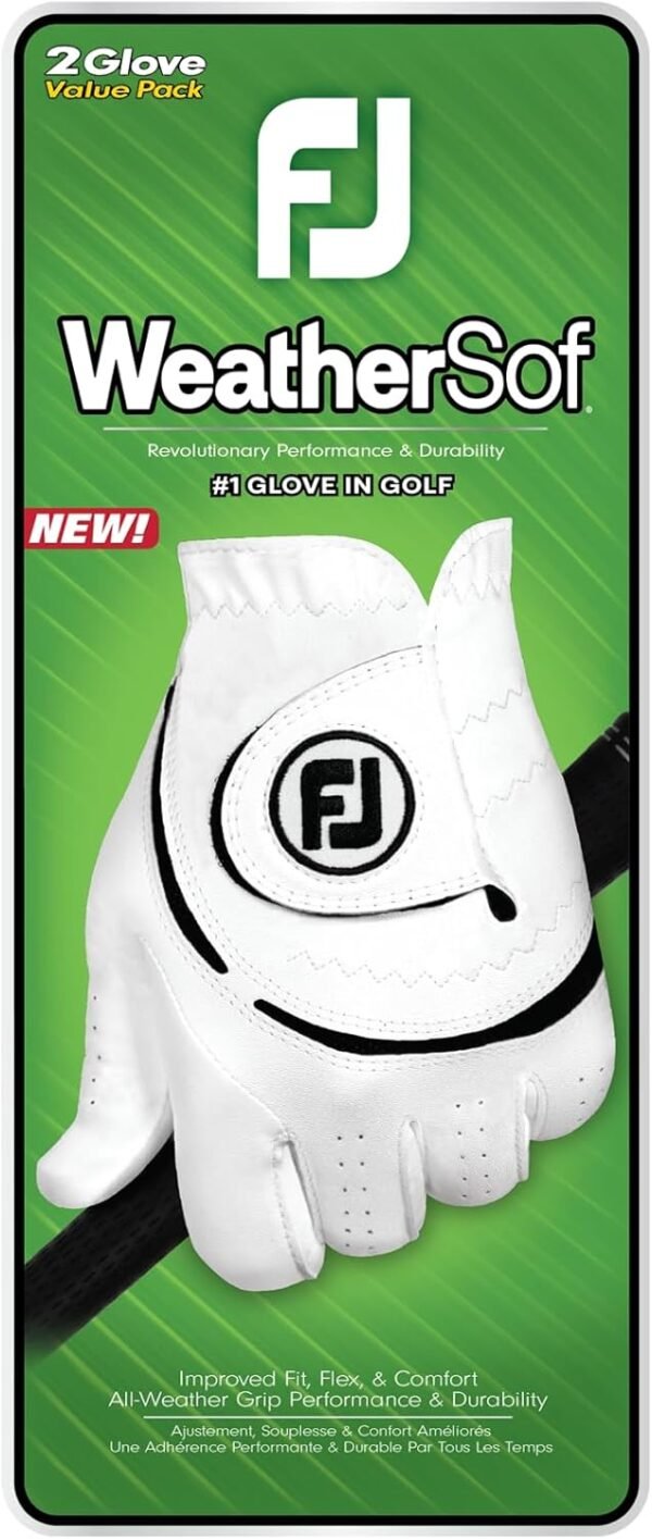 FootJoy WeatherSof Lot de 2 Gants de Golf pour Homme – Image 4