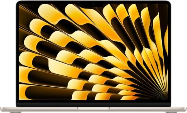 Apple MacBook Air 13 Pouces Ordinateur Portable avec Puce M4 : Conçu pour Apple Intelligence, Écran Liquid Retina de 13,6 Pouces, Mémoire unifiée de 16 Go, Stockage SSD de 256 Go ; Lumière stellaire