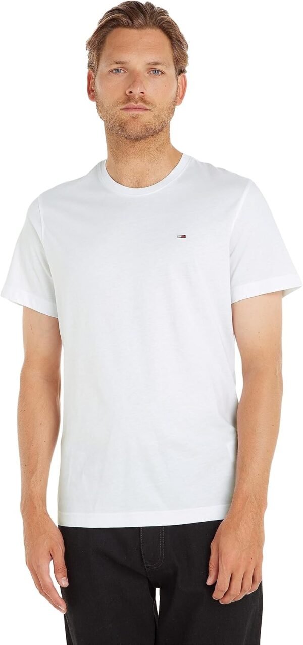 Tommy Jeans T-Shirt Manches Courtes Homme Original Slim Fit