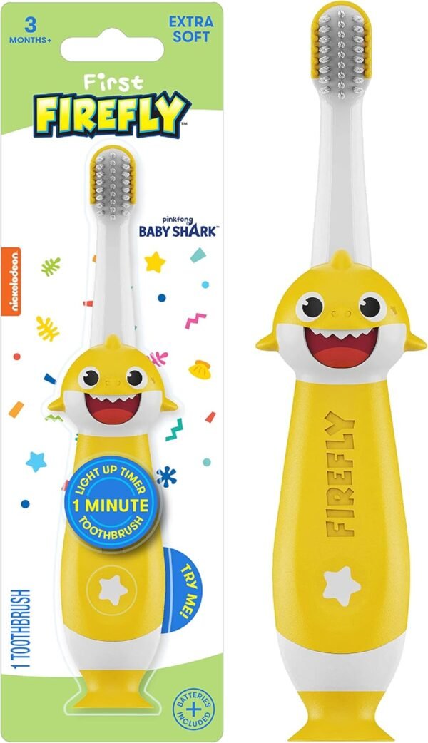 FIREFLY First Training Brosse à dents lumineuse Baby Shark