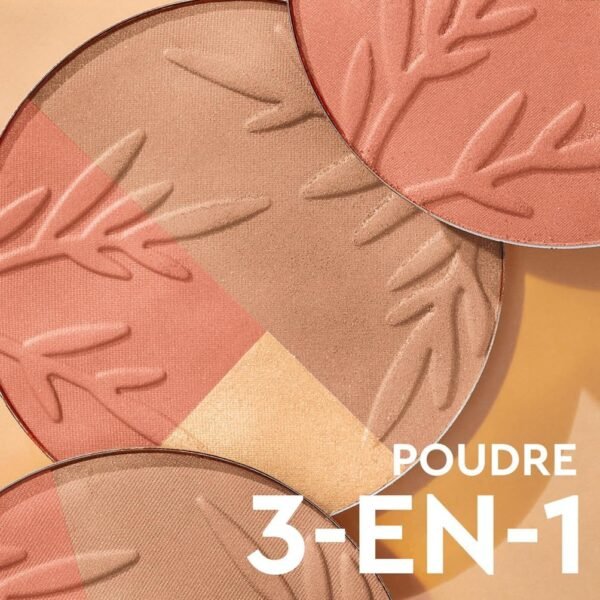 La Provençale Bio - Poudre d'Éclat l'Instant Doré - 3 en 1 : Poudre Soleil, Fard à Joues, Enlumineur de Teint - 100% d’Ingrédients d'Origine Naturelle - Poudre Bronzante Visage Effet Bonne Mine – Image 3