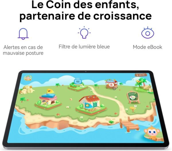 HUAWEI MatePad SE 11 Tablettes, Écran Fullview Eye Comfort 11 Pouces, 4+128G, Slim and Light 475g 6,9mm, Son époustouflant ajusté, M-Pencil, Batterie de 7,700 mAh, Gris – Image 7