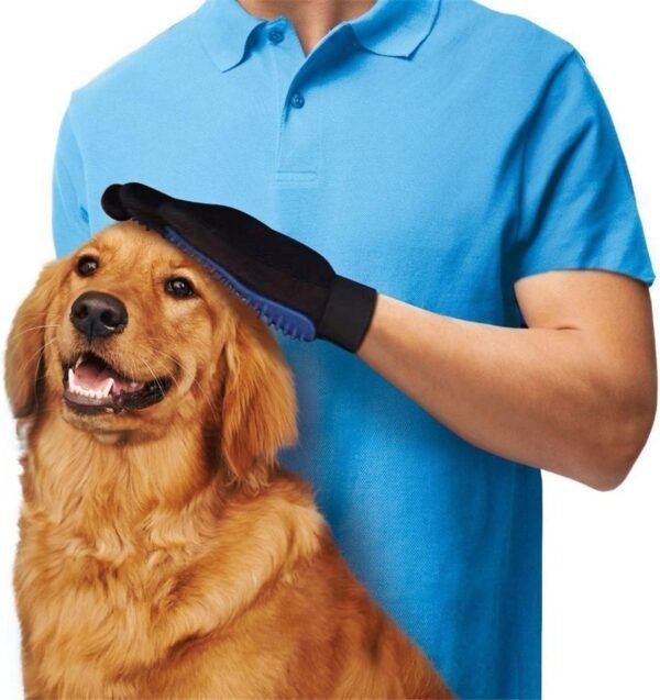 Lalang Right Hand Gant Magic Brosse de Nettoyage pour Animaux de Compagnie, Bleu – Image 2