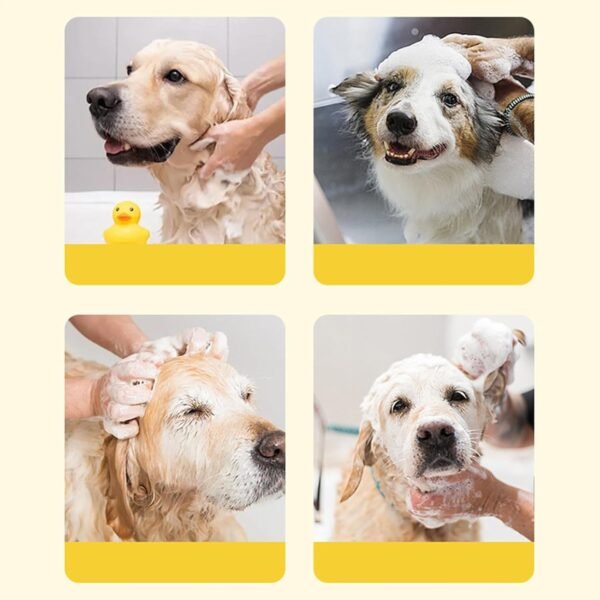 Eventerde Mousseur De Shampooing, Laveur Électrique pour Chien Rechargeable USB, Fournitures De Bain pour Animaux Machine À Mousse Automatique pour Nettoyage Quotidien À La – Image 5