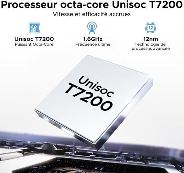 DOOGEE Tab A9 Pro+ Tablette Android 15, Tablette 11 Pouces, 30GB RAM+128GB ROM/TF 2TB, Batterie 8580mAh, Octa-Core T7200 90Hz,13MP Caméra, Tablette Tactile Widevine L1/5G WiFi/OTG/Face ID – Image 6