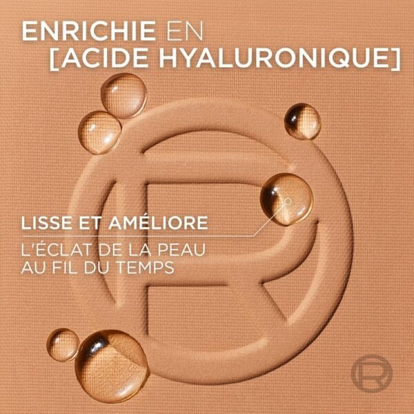 L'Oréal Paris - Poudre Fondante Perfectrice Bienfaisante - Enrichie en Pigments Minéraux & Acide Hyaluronique - Tous les Types de Peaux - Accord Parfait - Teinte : Beige (4.N) - 9 g – Image 6