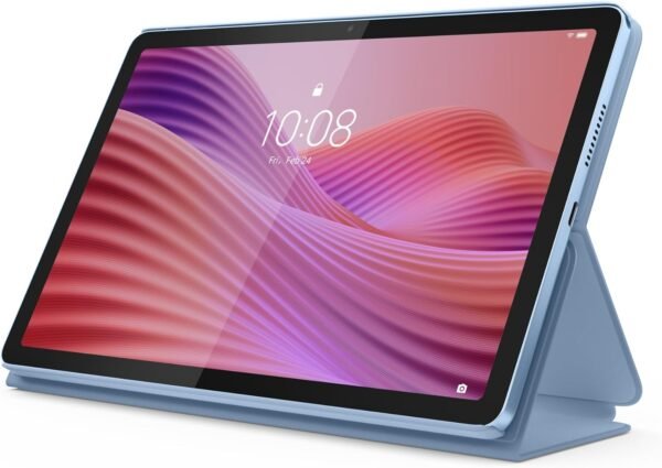 Lenovo Tab - Tablette Tactile 10.1'' WUXGA (MediaTek Helio G85, 8Coeurs, RAM 4Go, 64Go eMMC 5.1, Android 14, Wifi5 + Bluetooth) Étui Transparent - Polar Blue – Image 4
