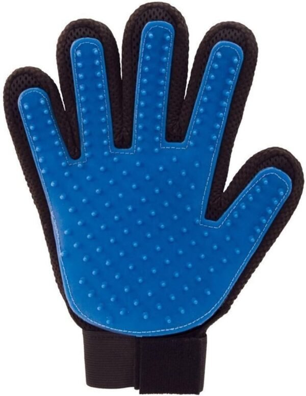 Lalang Right Hand Gant Magic Brosse de Nettoyage pour Animaux de Compagnie, Bleu