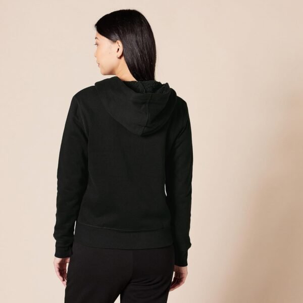 Amazon Essentials Veste à capuche zippée en polaire, doublée de sherpa (disponible en grandes tailles) Femme – Image 2