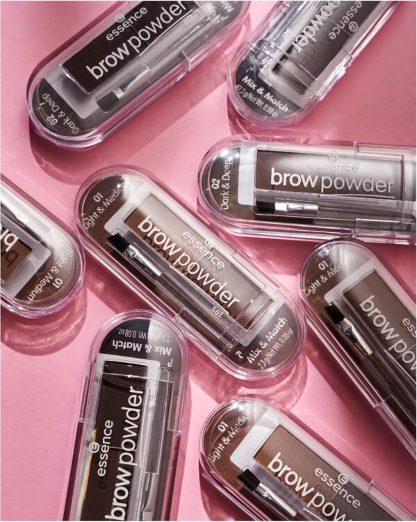 Essence - Ensemble de Poudre pour Sourcils - 01 Light & Medium – Image 2