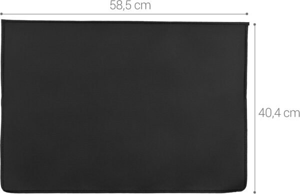 kwmobile Housse écran Ordinateur Compatible avec Apple iMac 24" - Protection d'écran pour Ordinateur - Noir – Image 3