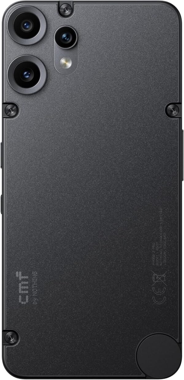 CMF Phone 2 Pro 128GB – Smartphone 5G avec Appareil Photo 50MP et Zoom 20x, écran AMOLED FHD+ 6,77" à 120Hz, Batterie 5000mAh et Nothing OS 3.2 – Noir – Image 4