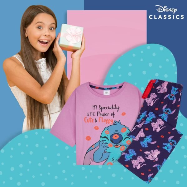 Disney Stitch Ensembles de Pyjama Fille, Vêtements pour Enfants - Cadeau Enfant et Ado – Image 2